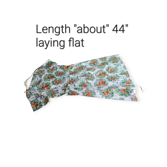 1960s True Vintage Floral Housedress Medium Retro Classic Timeless Elegance - Picture 9 of 10